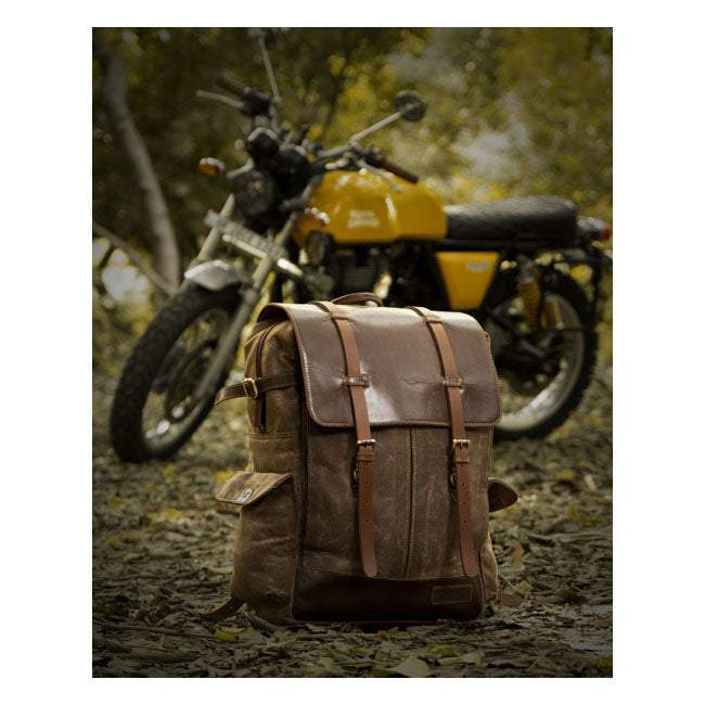 Trip Machine Rambler Backpack Bag Vintage Tan Touring Luggage Tripmachine