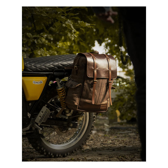 Trip Machine Rambler Backpack Bag Vintage Tan Touring Luggage Tripmachine