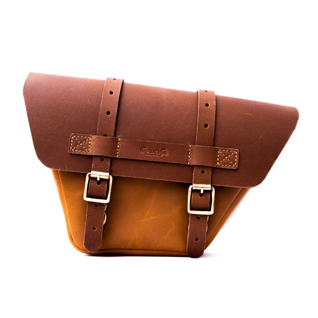 Trip Machine, Wingman Side Panel Bag Set. Vintage Tan Touring Luggage Tripmachine