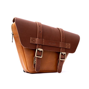 Trip Machine, Wingman Side Panel Bag Set. Vintage Tan Touring Luggage Tripmachine