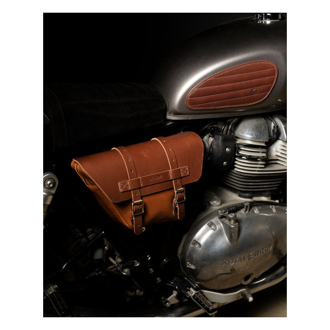 Trip Machine, Wingman Side Panel Bag Set. Vintage Tan Touring Luggage Tripmachine