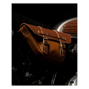 Trip Machine, Wingman Side Panel Bag Set. Vintage Tan Touring Luggage Tripmachine