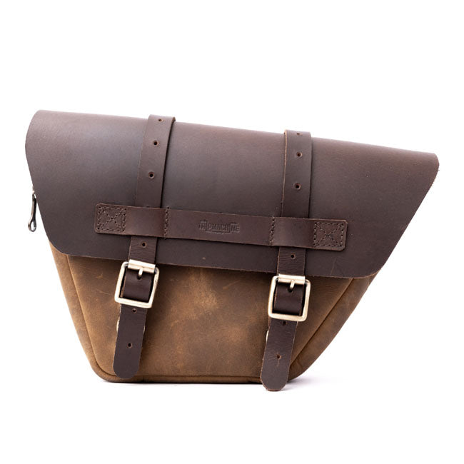 Trip Machine, Wingman Side Panel Bag Set. Tobacco Brown Touring Luggage Tripmachine