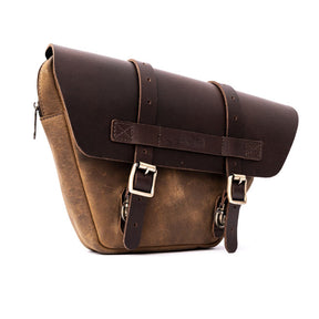 Trip Machine, Wingman Side Panel Bag Set. Tobacco Brown Touring Luggage Tripmachine