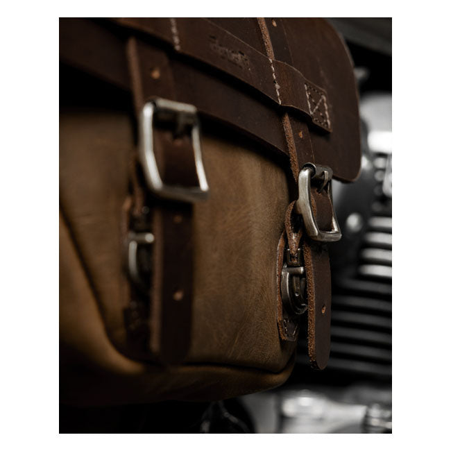 Trip Machine, Wingman Side Panel Bag Set. Tobacco Brown Touring Luggage Tripmachine