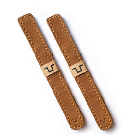 Trip Machine Cable Wraps Vintage Tan Cable Straps Tripmachine