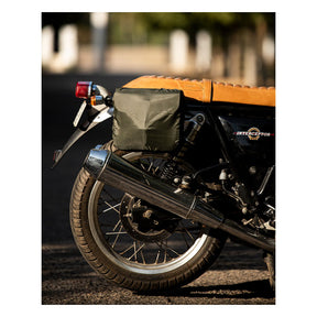 Trip Machine, ''Classic'' Saddlebag. Black Touring Luggage Tripmachine