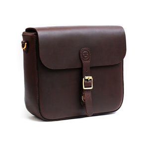 Trip Machine, ''Classic'' Saddlebag. Caffeine Brown Touring Luggage Tripmachine