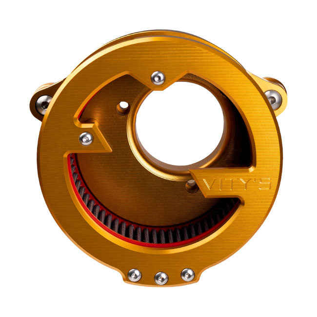 Vity''S Design, ''Massive'' Air Cleaner Assembly. Gold Vity's Design