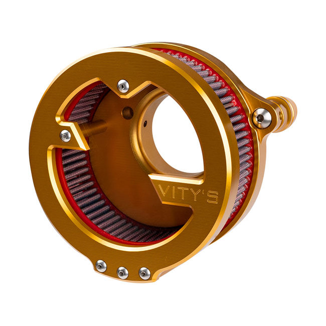 Vity''S Design, ''Massive'' Air Cleaner Assembly. Gold Vity's Design