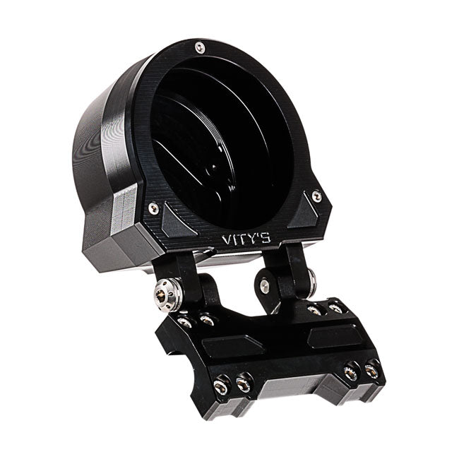 Vity''S Design, Adjustable Single Gauge Holder. Black Gauge Bezels Vity's Design