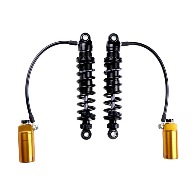 Ohlins HD 779 Rear Shock Fully Adj. 12", Blackline - Touring Shock Absorbers Ohlins