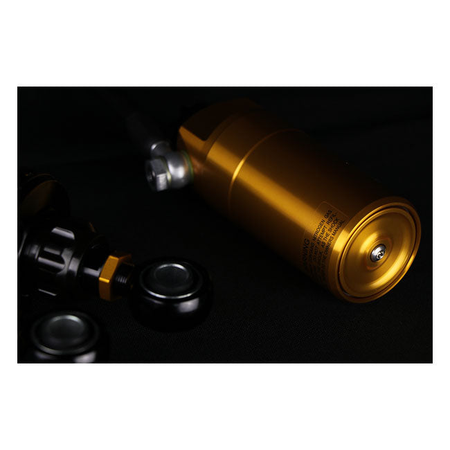 Ohlins HD 779 Rear Shock Fully Adj. 13", Blackline - Touring Shock Absorbers Ohlins