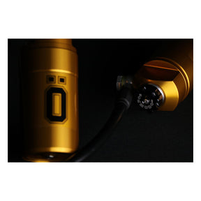 Ohlins HD 779 Rear Shock Fully Adj. 13", Blackline - Touring Shock Absorbers Ohlins