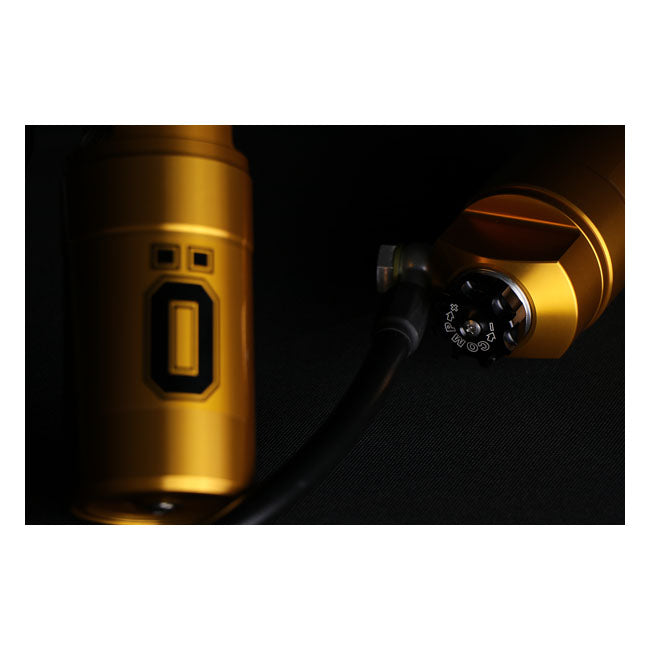 Ohlins HD 779 Rear Shock Fully Adj. 13", Blackline - Touring Shock Absorbers Ohlins