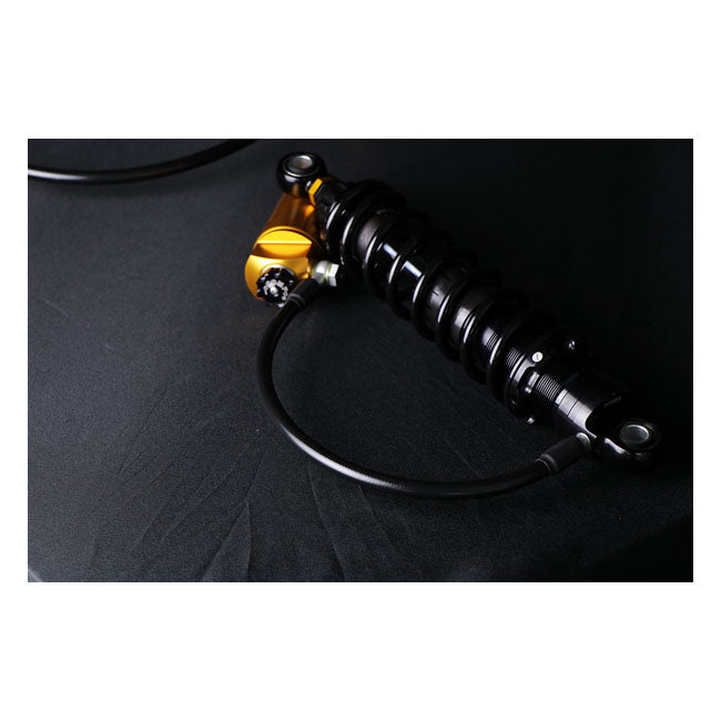 Ohlins HD 779 Rear Shock Fully Adj. 13", Blackline - Touring Shock Absorbers Ohlins
