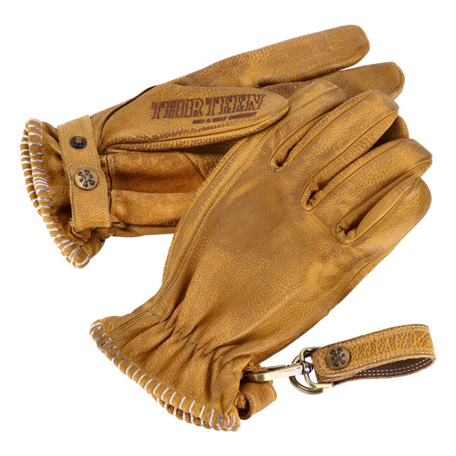 13 1/2 Loud Ride Gloves, Yellow Gloves 13 And A Half Company XS