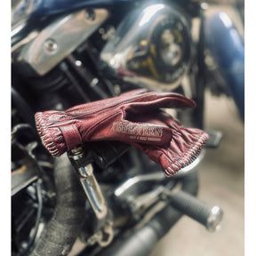 13 1/2 Loud Ride Gloves, Burgundy Gloves 13 And A Half Company
