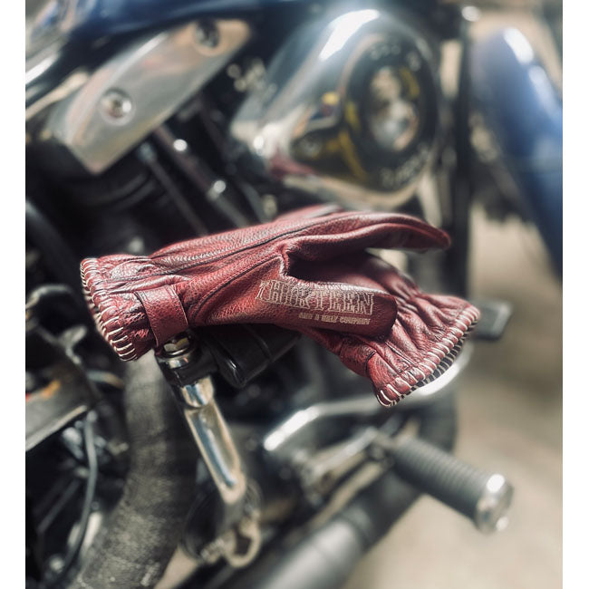 13 1/2 Loud Ride Gloves, Burgundy Gloves 13 And A Half Company