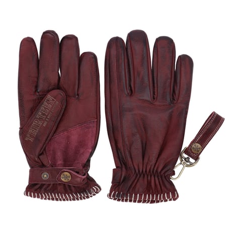 13 1/2 Loud Ride Gloves, Burgundy Gloves 13 And A Half Company