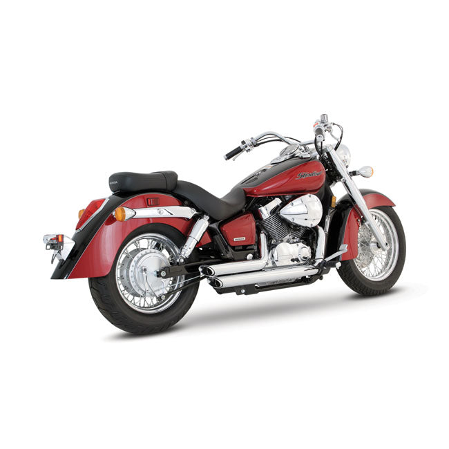 Vance & Hines, Shortshots Staggered PCX Exhaust. Chrome Full Exhaust System Vance & Hines