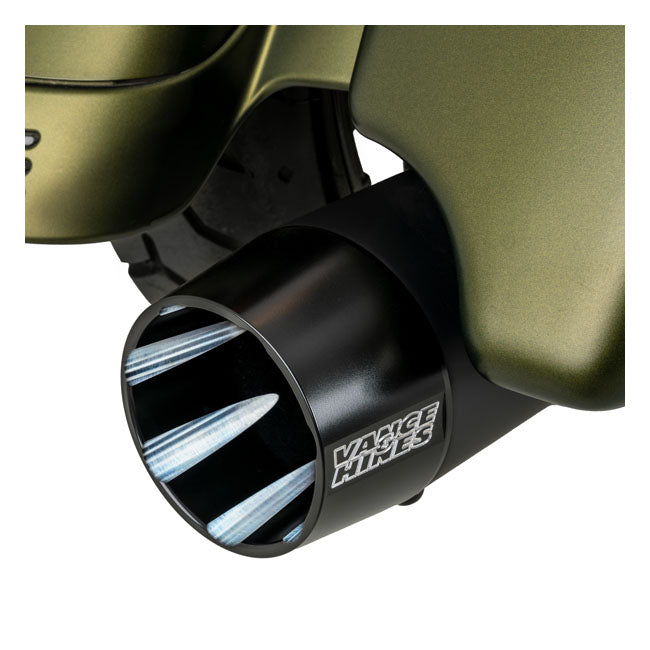 Vance & Hines Slip-On Blackbird 450, Black 24+ Touring Exhaust Slip-Ons And Mufflers Vance & Hines