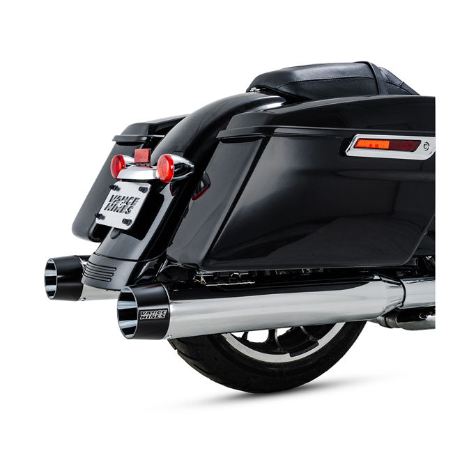Vance & Hines Slip-On Blackbird 450, Chrome 24+ Touring Exhaust Slip-Ons And Mufflers Vance & Hines