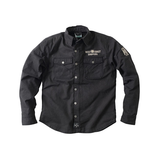 WCC Forged Riding shirt black West Coast Choppers