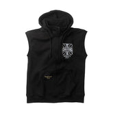 WCC OG ATX sleeveless zip hoodie black Vests West Coast Choppers