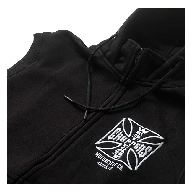 WCC OG ATX sleeveless zip hoodie black Vests West Coast Choppers