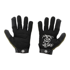 WCC Pay Up Suckers gloves olive/black Gloves West Coast Choppers