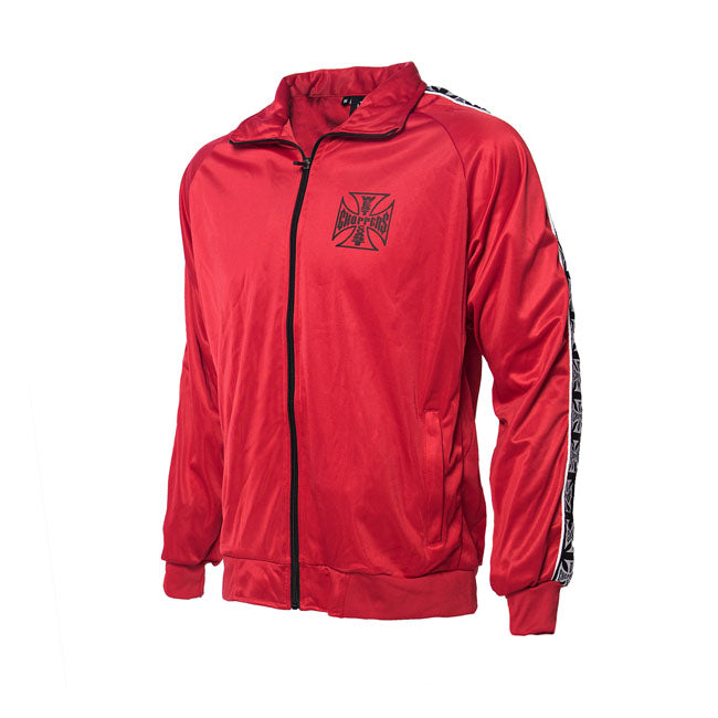 WCC OG Tracksuit jacket red Jackets Male West Coast Choppers