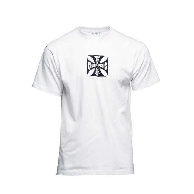 WCC OG Classic cross ATX t-shirt white T-Shirt West Coast Choppers