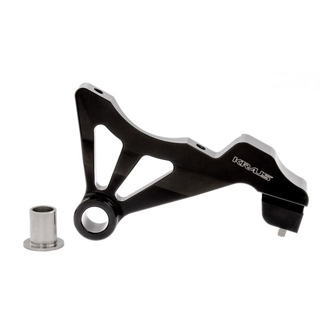 Kraus Motor Co. Dyna Rear Radial Caliper Mount, Black Anodized - Dyna Brake Caliper Brackets Kraus Motor Co.