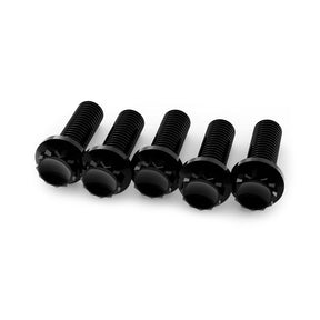 Kraus Motor Co. Titanium Brake Rotor Hardware Kit 3/8-16 Rear, Black Brake Caliper Bolts Kraus Motor Co.