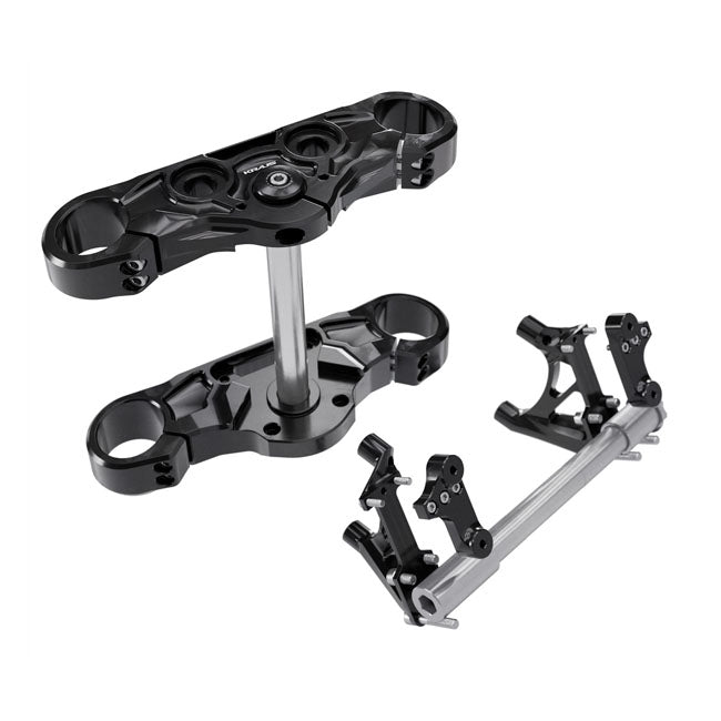 Kraus Motor Co. SX5 Component Kit, Black - 18+ Softail Triple Trees Kraus Motor Co.