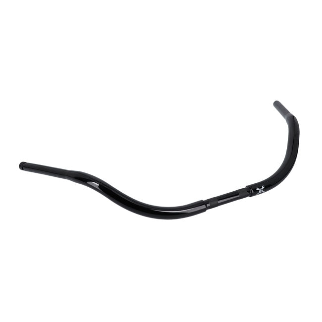 Burly, 1-1/4" Beach Bar handlebar. Gloss black Handlebars Burly Brand
