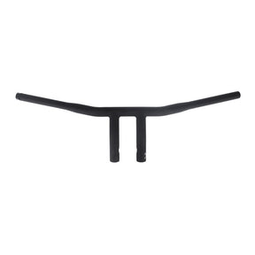 Burly, 1-1/4" riser drag bar. 7" rise. Matte black Handlebars Burly Brand