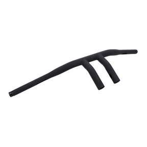 Burly, 1-1/4" riser drag bar. 7" rise. Matte black Handlebars Burly Brand
