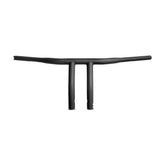 Burly, 1-1/4" riser drag bar. 9.5" rise. Matte black Handlebars Burly Brand