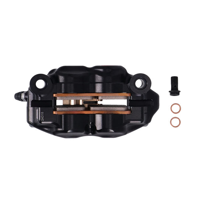 Brembo, 484 radial brake caliper. Left. Black Brake Calipers Brembo