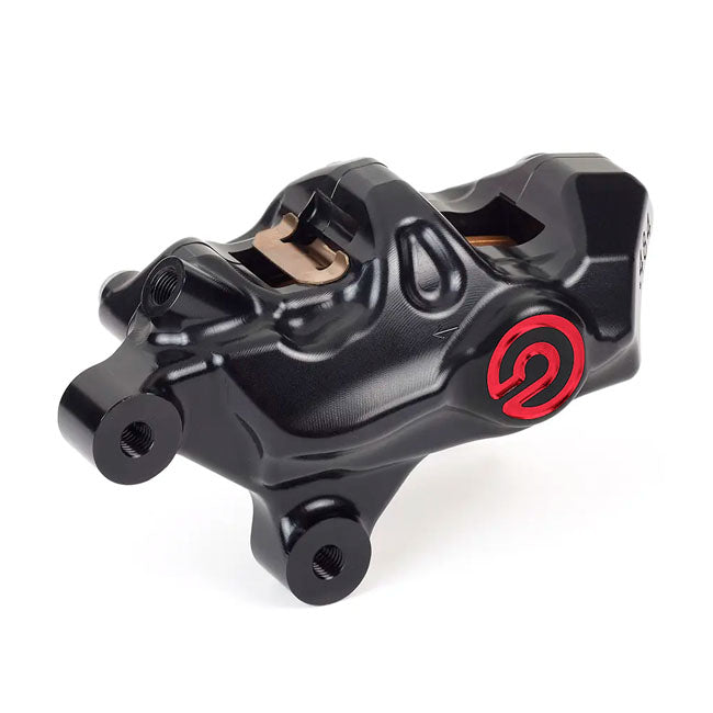 Brembo, 484 custom bolt-on caliper. Left front. Black Brake Calipers Brembo