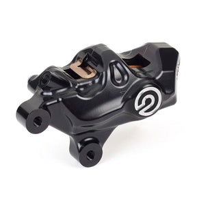 Brembo, 484 custom bolt-on caliper. Left front. Black Brake Calipers Brembo