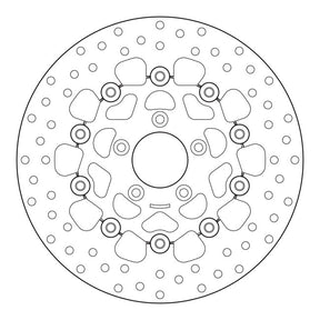Brembo, stainless floating brake rotor. Front L/R Brake Rotors Brembo