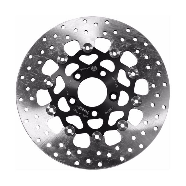 Brembo, stainless floating brake rotor. Rear Brake Rotors Brembo