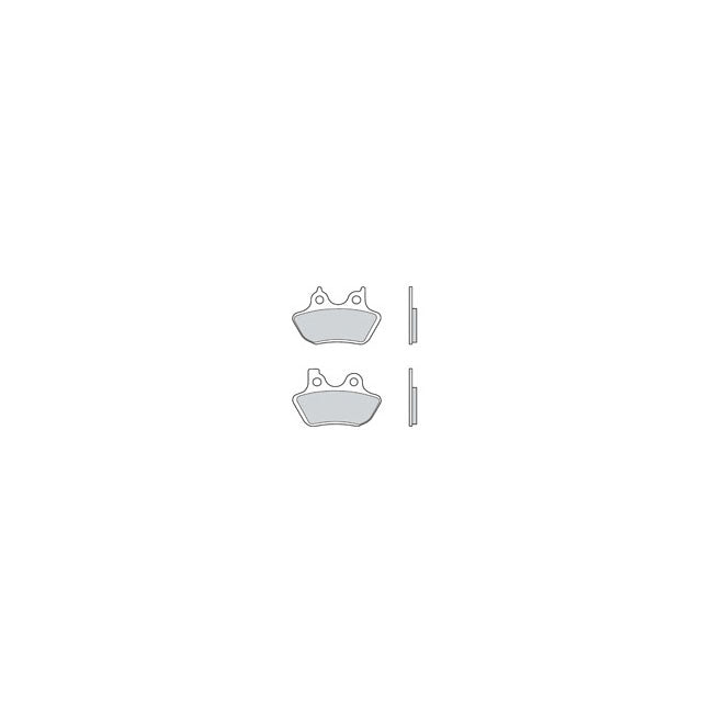 Brembo, brake pad set. Sintered. Front/rear Brake Pads Brembo