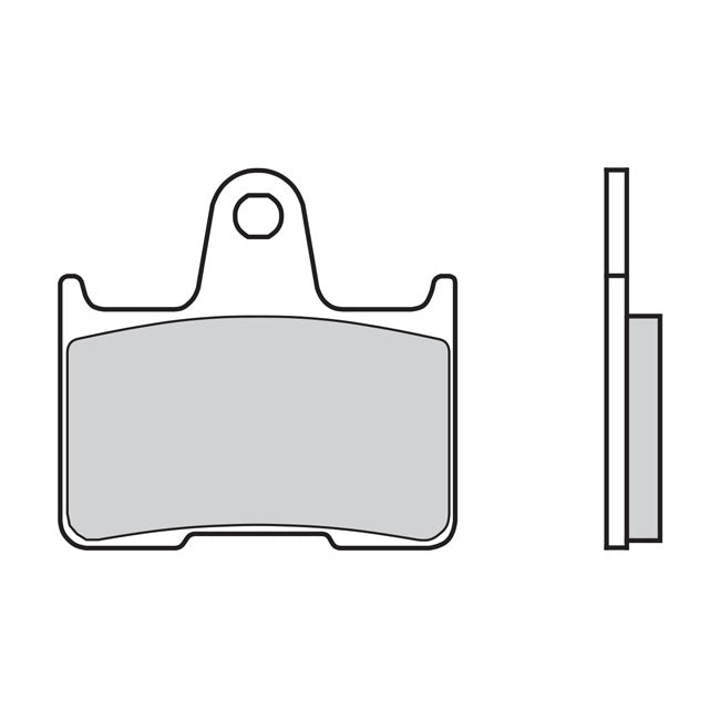 Brembo, brake pad set. Organic. Rear Brake Pads Brembo