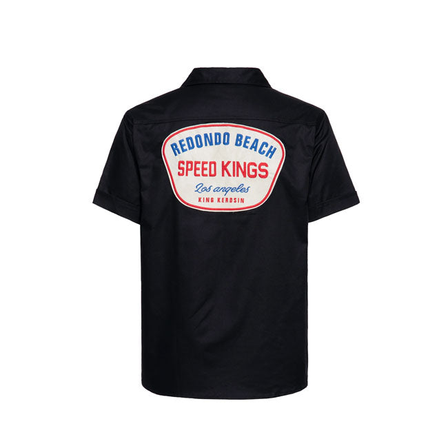 King Kerosin Redondo Beach Work Shirt Black King Kerosin