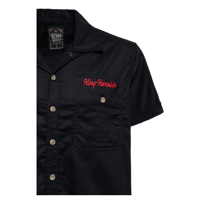 King Kerosin Redondo Beach Work Shirt Black King Kerosin
