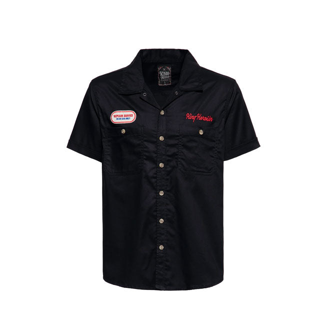 King Kerosin Redondo Beach Work Shirt Black King Kerosin